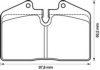 BENDIX 571348B Brake Pad Set, disc brake